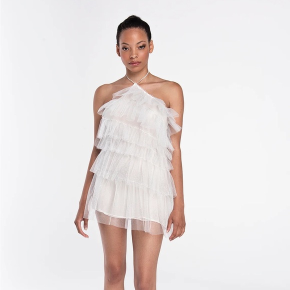 The Bar Lou Dress Sparkle Blanc 00 - Picture 4 of 15